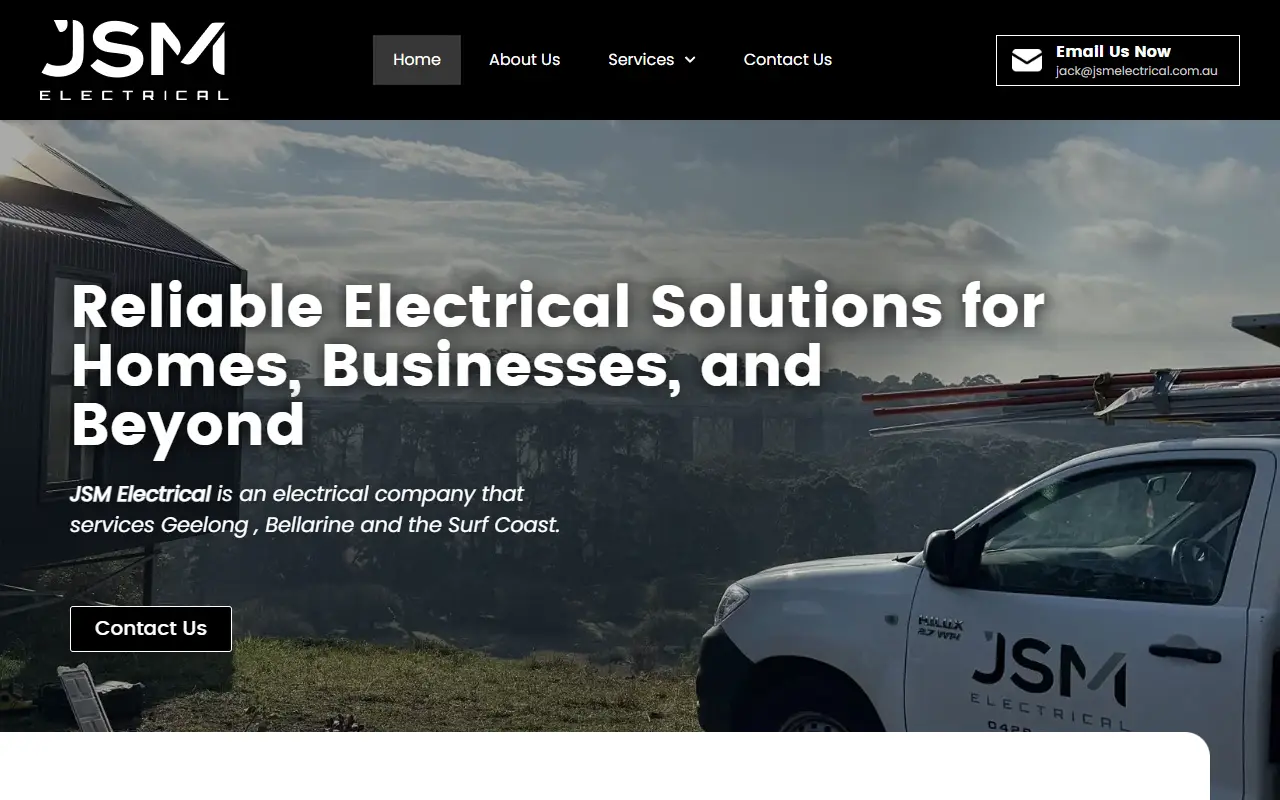 The JSM Electrical website